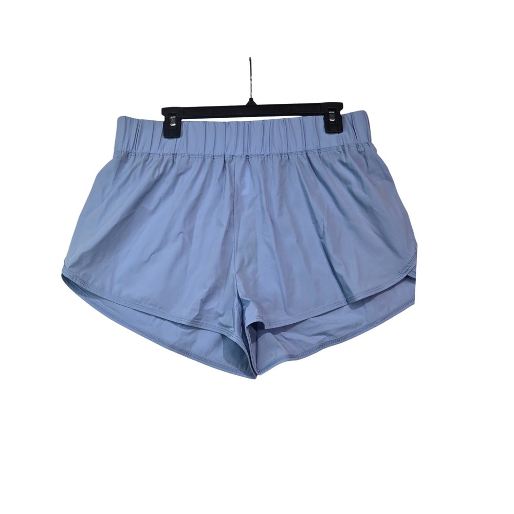 Halara Active Shorts Womens XL Blue High Waisted Elastic Athletic Running